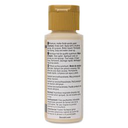 Back of DecoArt Americana Acrylic Paint - Almondine, 2 oz