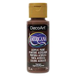 DecoArt Americana Acrylic Paint - Espresso, 2 oz
