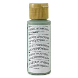 DecoArt Americana Acrylic Paint - Desert Cactus, 2 oz (Back of bottle)