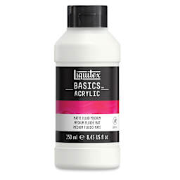 Liquitex Basics Acrylic Fluid Medium - 8.5 oz bottle of Matte Medium 