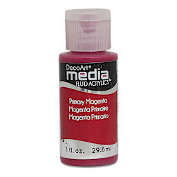 Deco Art Media Fluid Acrylic, 1 oz Bottle - Primary Magenta