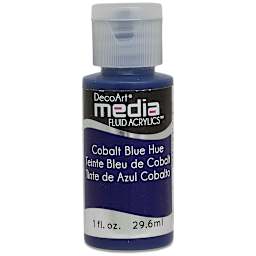 Deco Art Media Fluid Acrylic, 1 oz Bottle - Cobalt Blue Hue