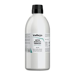 Vallejo Permanent Acrylic Varnish - Satin, 500 ml