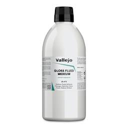 Vallejo Acrylic Fluid Medium - Gloss, 500 ml