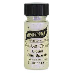 GlitterGlam Liquid Skin Sparkle - Front view of Opal Neon  bottle