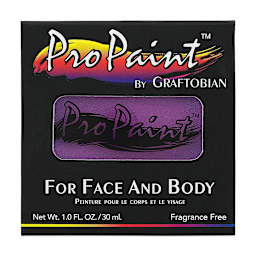 Graftobian Pro Paint Face and Body Paint - Pearl Fantasy Fuchsia, in packaging