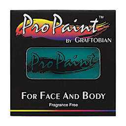 Graftobian Pro Paint Face and Body Paint - Aztec Turquoise, in packaging