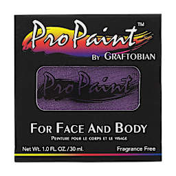 Graftobian Pro Paint Face and Body Paint - Pearl Lilac Frost, in packaging