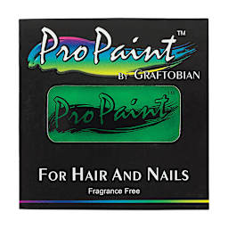Graftobian Pro Paint Hair and Nail Paint - Radioactive Green (Neon), in packaging