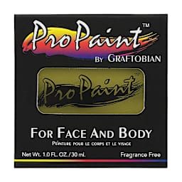 Graftobian Pro Paint Face and Body Paint - Alien Green, in packaging