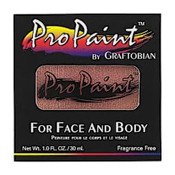 Graftobian Pro Paint Face and Body Paint - Pearl Rose Gold, in packaging