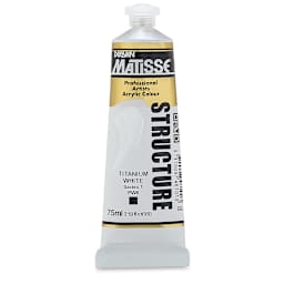 Matisse Structure Paint - Titanium White, 75 ml