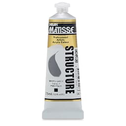 Matisse Structure Paint - Mars Gray, 75 ml