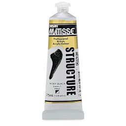 Matisse Structure Paint - Ivory Black, 75 ml