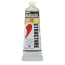 Matisse Structure Paint - Naphthol Scarlet, 75 ml