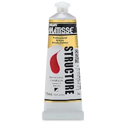 Matisse Structure Paint - Naphthol Crimson, 75 ml