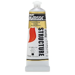 Matisse Structure Paint - Vermilion, 75 ml