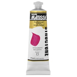 Matisse Structure Paint - Designers Magenta, 75 ml