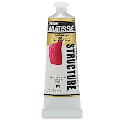Matisse Structure Paint - Primary Red, 75 ml