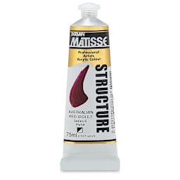 Matisse Structure Paint - Australian Red Violet, 75 ml