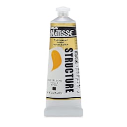 Matisse Structure Paint - Iso Yellow, 75 ml