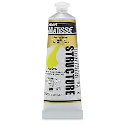 Matisse Structure Paint - Cadmium Yellow Light, 75 ml
