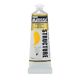 Matisse Structure Paint - Yellow Deep, 75 ml
