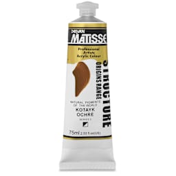Matisse Structure Paint - Armenian Kotayk Ochre, 75 ml
