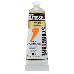 Matisse Structure Paint - Cadmium Orange, 75 ml