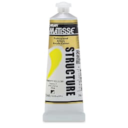 Matisse Structure Paint - Primary Yellow, 75 ml