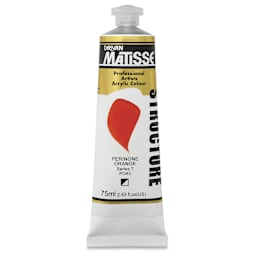 Matisse Structure Paint - Perinone Orange, 75 ml