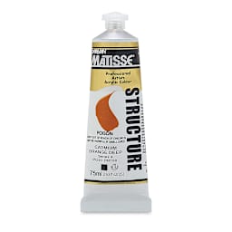 Matisse Structure Paint - Cadmium Orange Deep, 75 ml