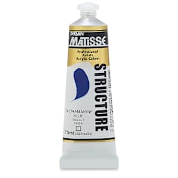 Matisse Structure Paint - Ultramarine Blue, 75 ml
