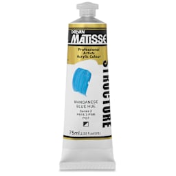 Matisse Structure Paint - Manganese Blue Hue, 75 ml