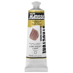 Matisse Structure Paint - Armenian Lori Violet Light, 75 ml