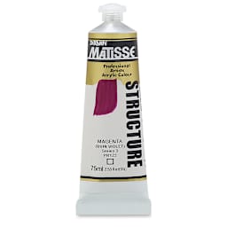 Matisse Structure Paint - Magenta Quin Violet, 75 ml