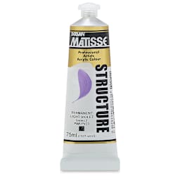 Matisse Structure Paint - Permanent Light Violet, 75 ml