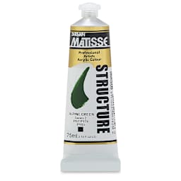 Matisse Structure Paint - Alpine Green, 75 ml