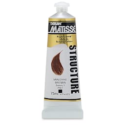 Matisse Structure Paint - Van Dyke Brown, 75 ml