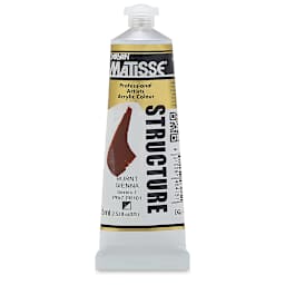 Matisse Structure Paint - Burnt Sienna, 75 ml