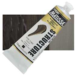 Matisse Structure Paint - Skin Tone Deep, 75 ml tube and swatch