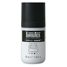 Liquitex Acrylic Gouache - Titanium White, 59 ml
