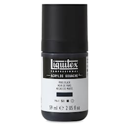 Liquitex Acrylic Gouache - Mars Black, 59 ml