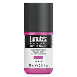 Liquitex Acrylic Gouache - Fluorescent Opera Pink, 59 ml
