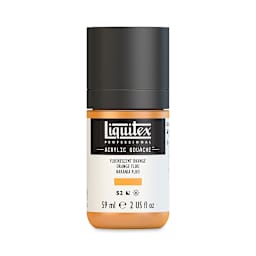 Liquitex Acrylic Gouache - Fluorescent Orange, 59 ml