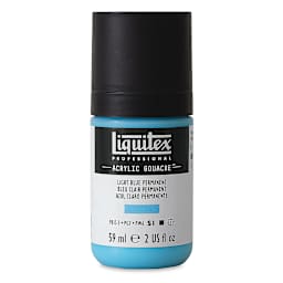 Liquitex Acrylic Gouache - Light Blue Permanent, 59 ml