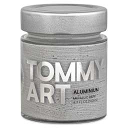 Tommy Art Mineral Paint - Aluminum (Metallic), 140 ml