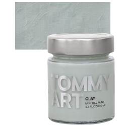 Tommy Art Mineral Paint - Clay, 140 ml jar and swatch