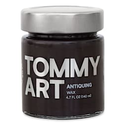 Tommy Art Wax - Front of 140 ml Jar of Antiquing Wax