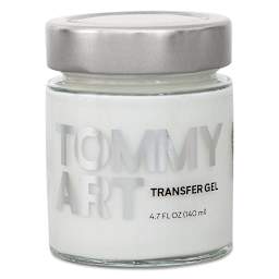 Tommy Art Gel - Front of 140 ml Transfer Gel Jar